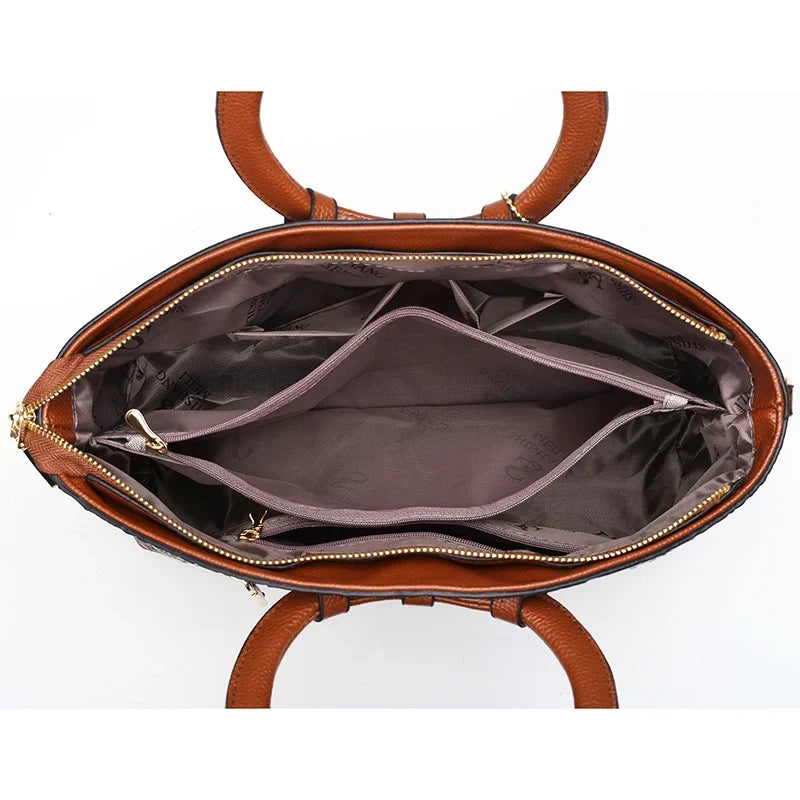 L'Solante Embossed Vintage Bag