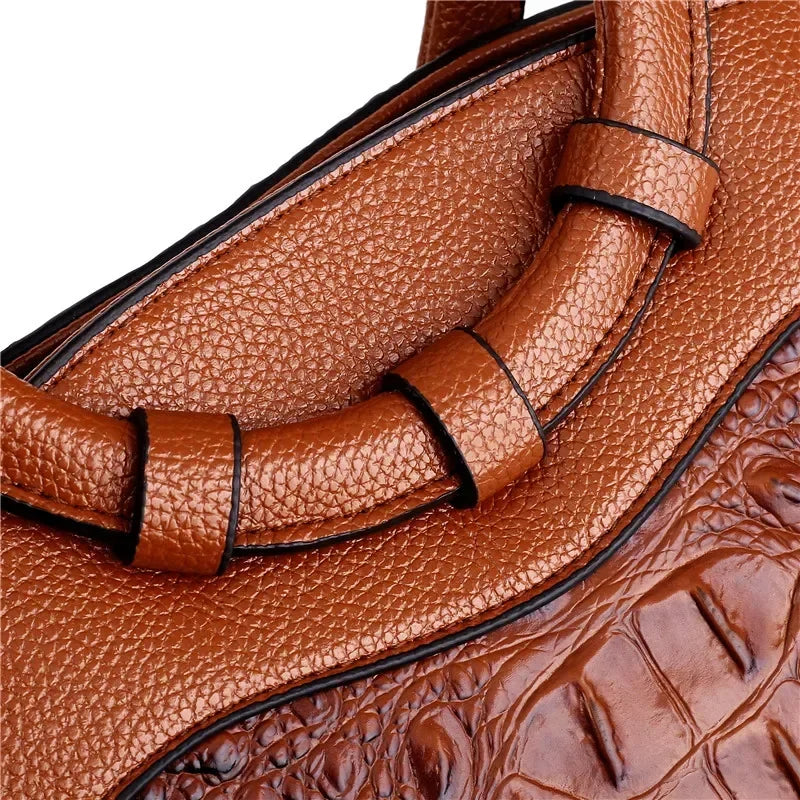 L'Solante Embossed Vintage Bag