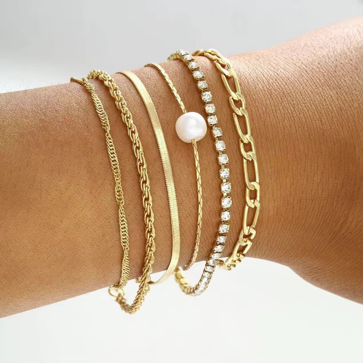 Radiance Stacked Bracelets