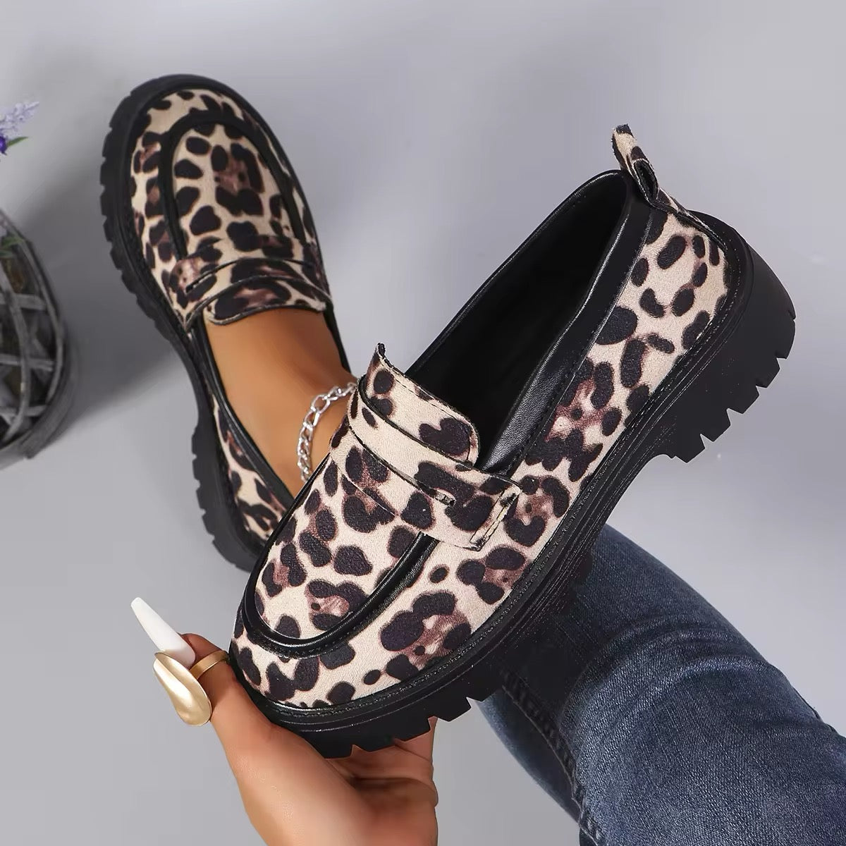 Leopard Prowl Loafers