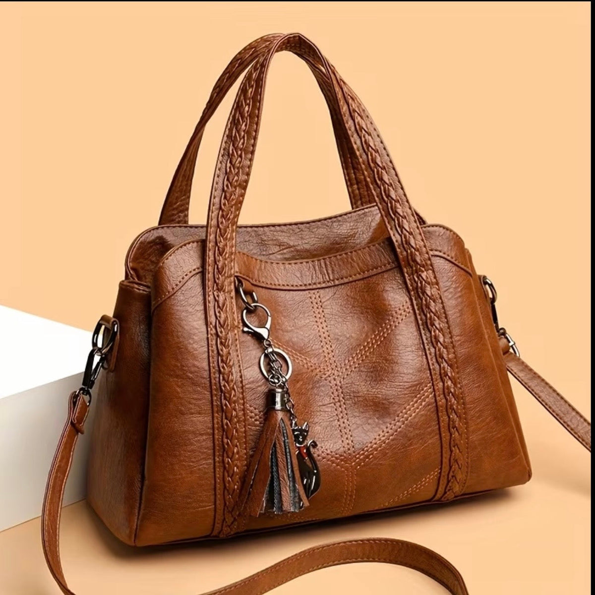 The Verona Braided Leather Handbag