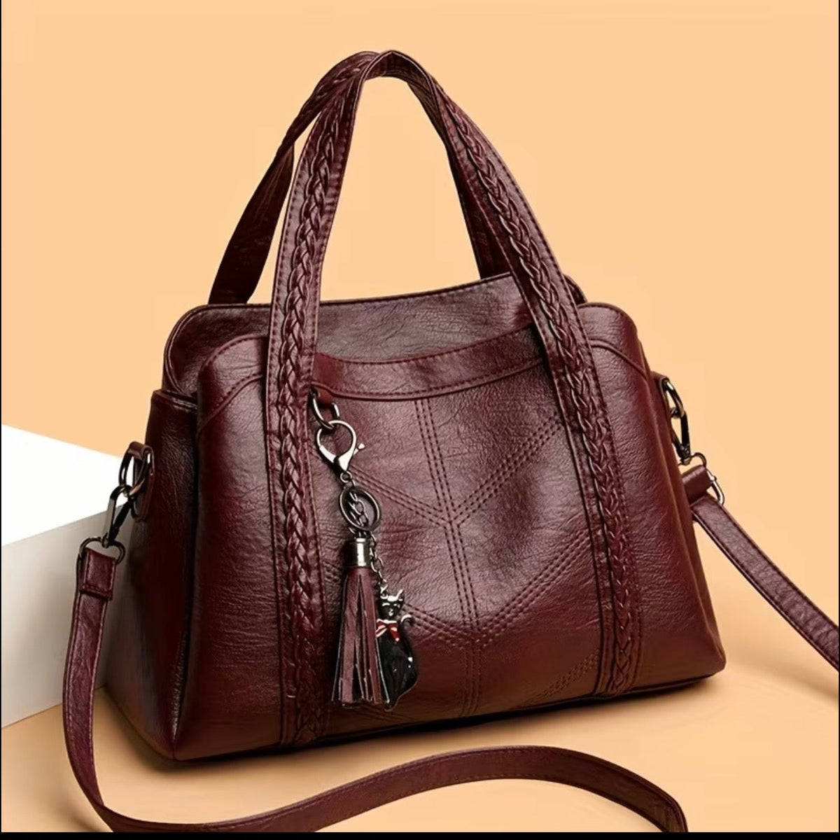 The Verona Braided Leather Handbag