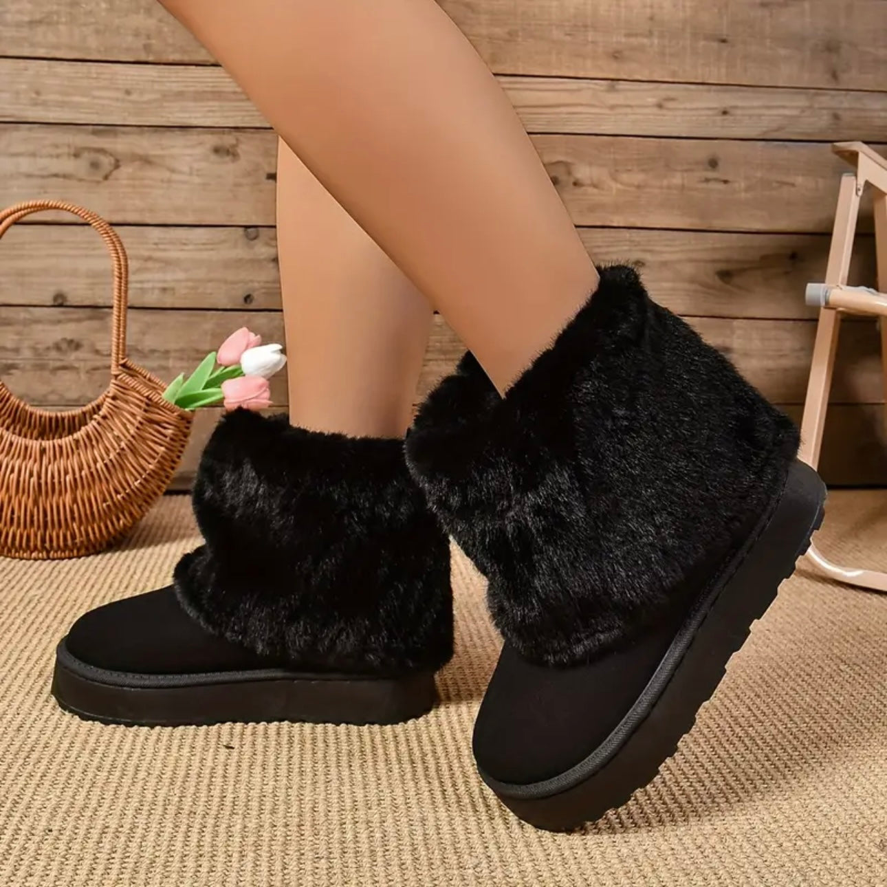 Dolce Fur Boots