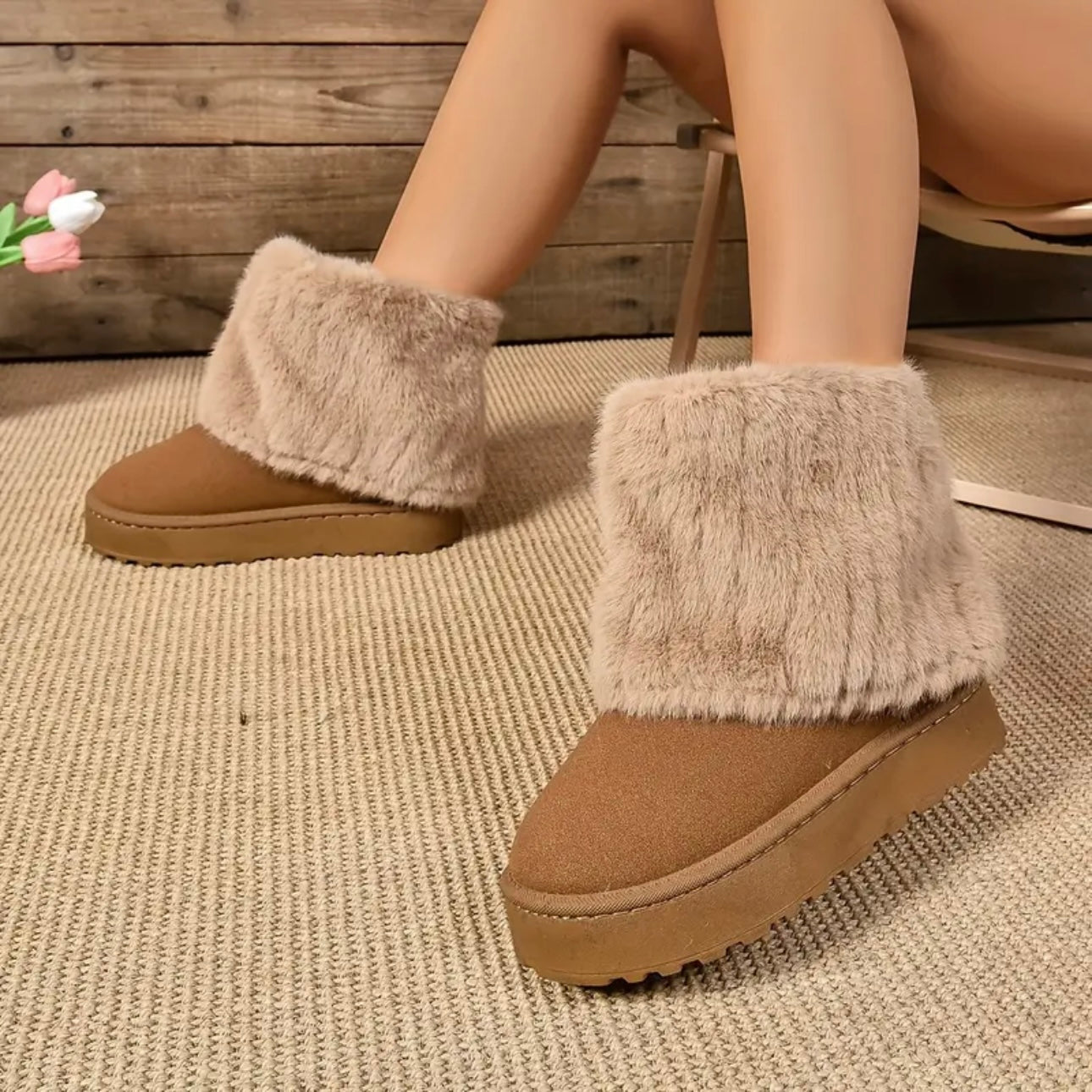 Dolce Fur Boots