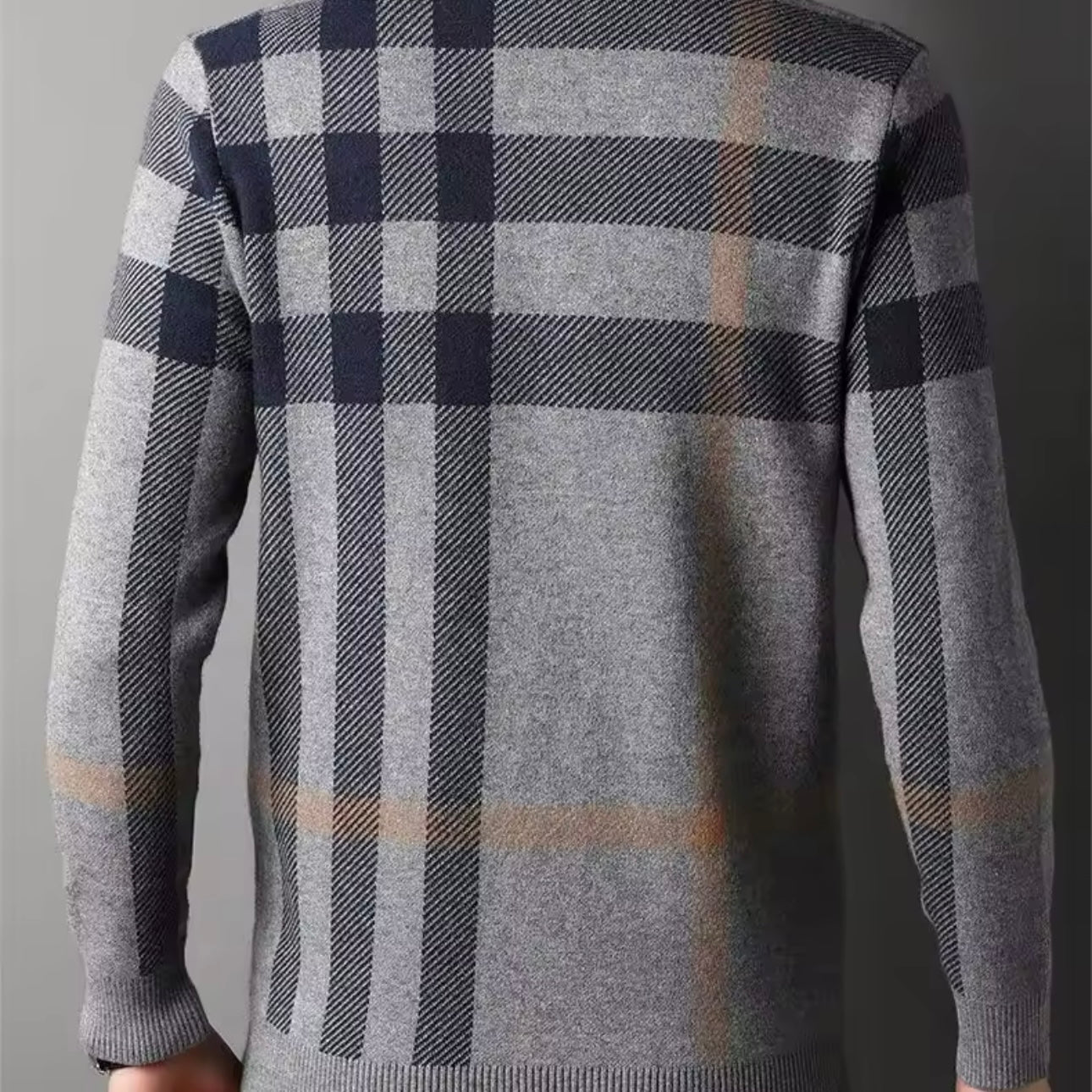 Regal Check Sweater