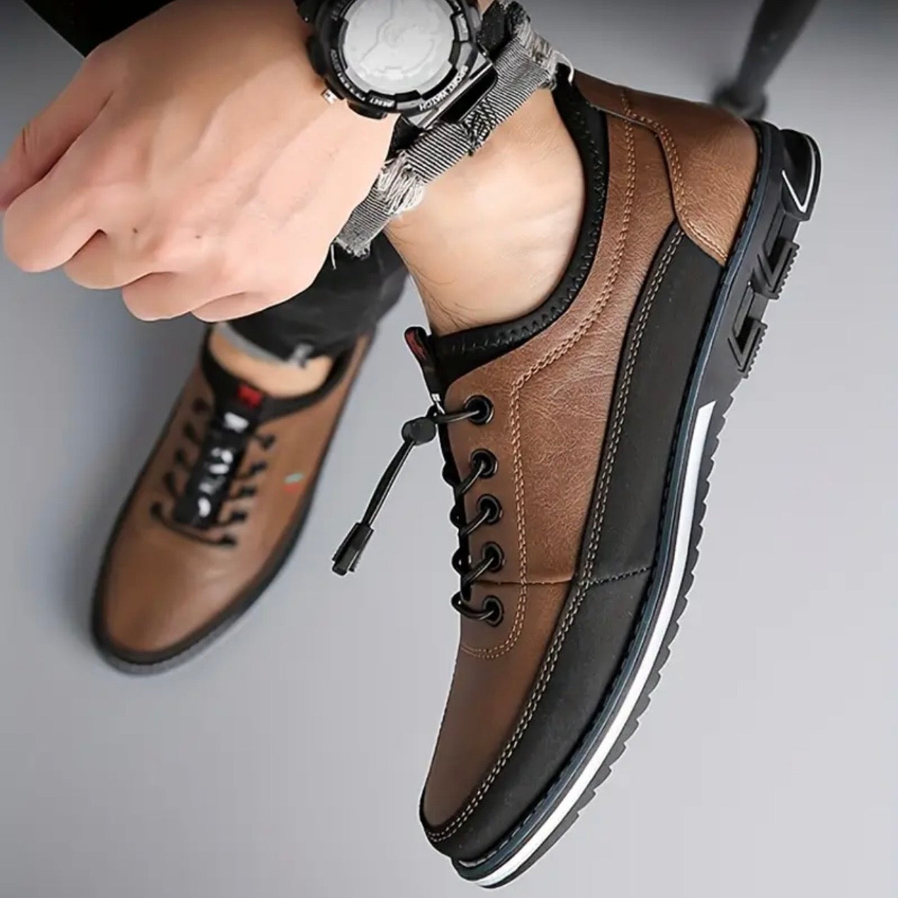 Crossline Leather Sneaker