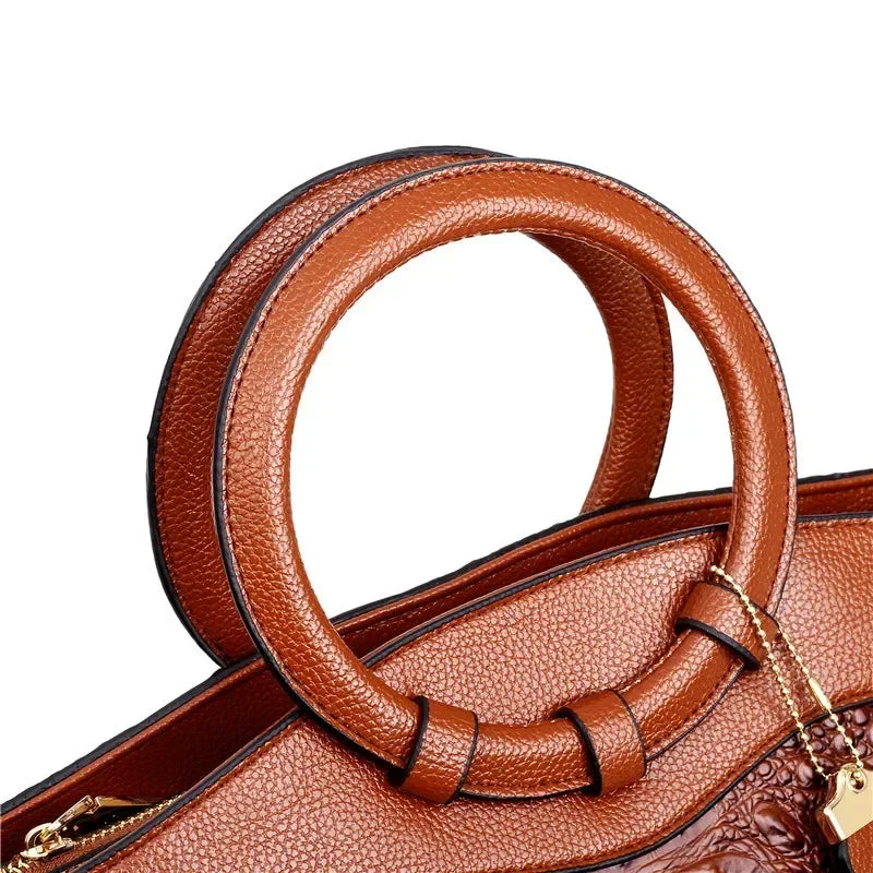 L'Solante Embossed Vintage Bag
