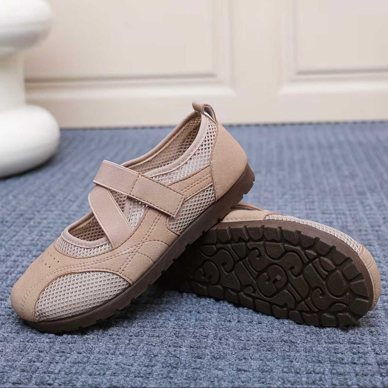 Women’s-Breathable-Mary-Jane-Walking-Shoes