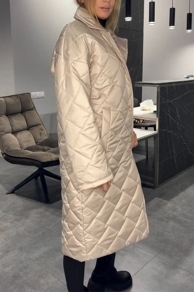 Leopard Quilted Coat